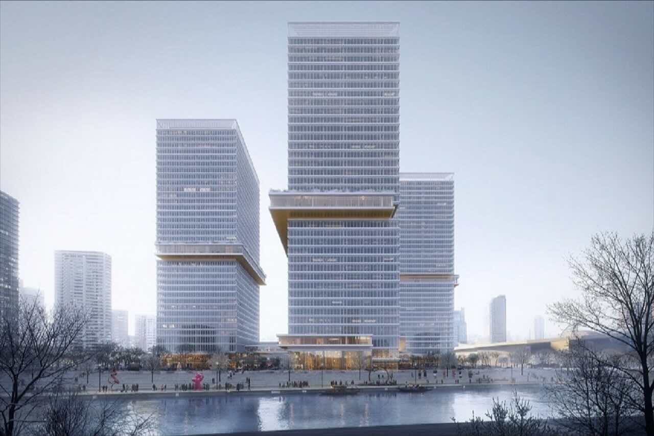 保利浦开金融中心浦东 保利浦开金融中心 620平米 简装修
